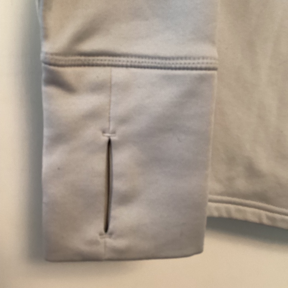 Athleta Gray Performance Cowl Neck Pullover, Size… - image 5